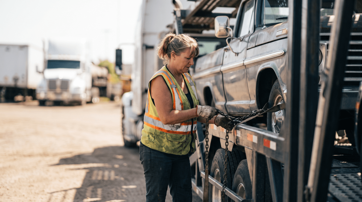 Car hauling owner working on their new business idea