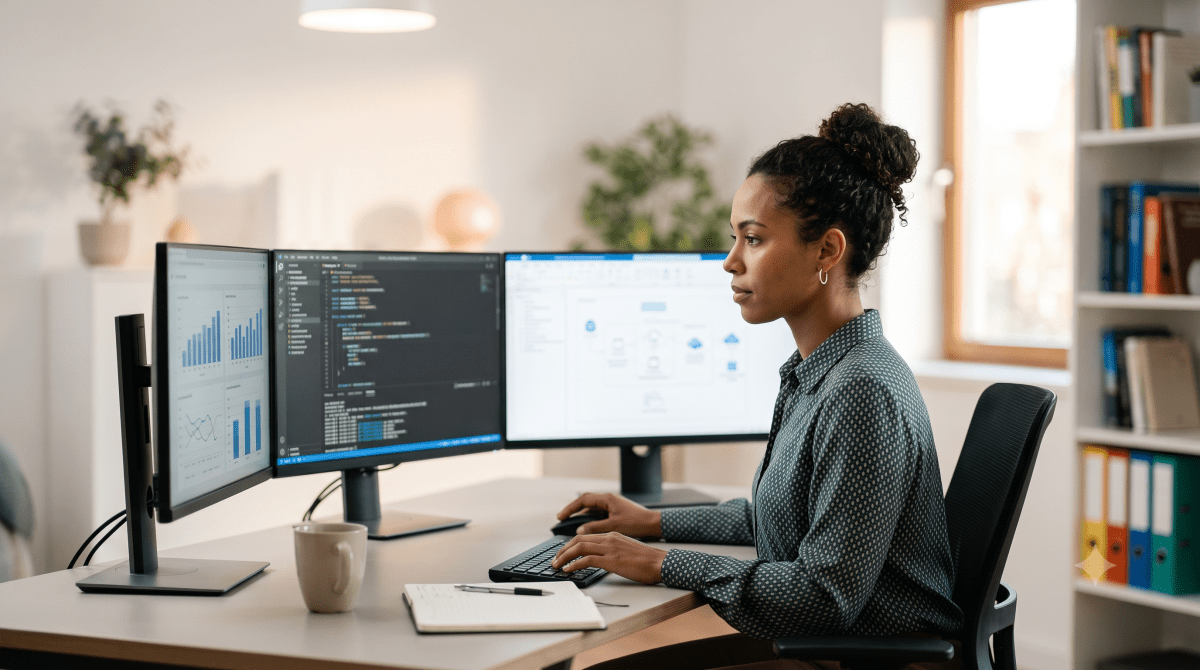 Cloud consulting business owner advising on cloud infrastructure