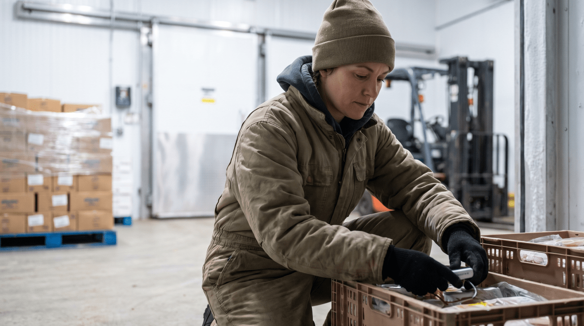 Cold chain logistics business owner managing cold chain logistics