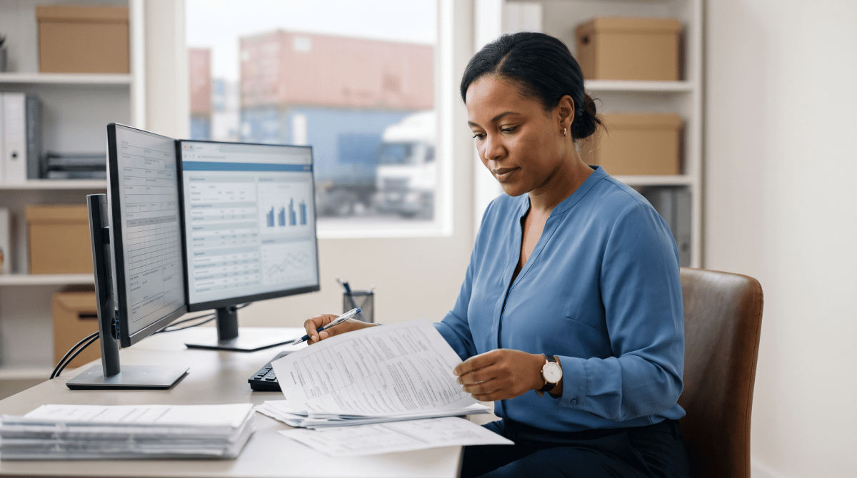 Customs brokerage owner starting a business.