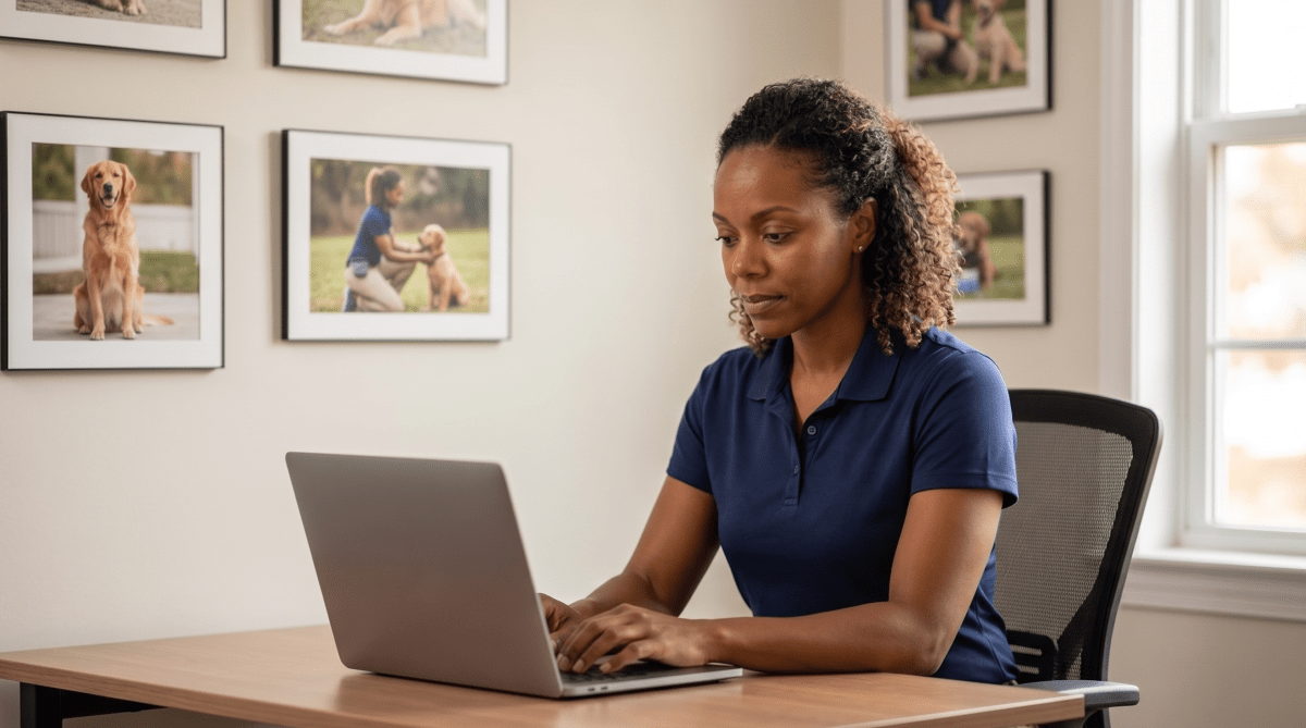 Dog behavior consultant creating an LLC for a canine training and pet behavior business