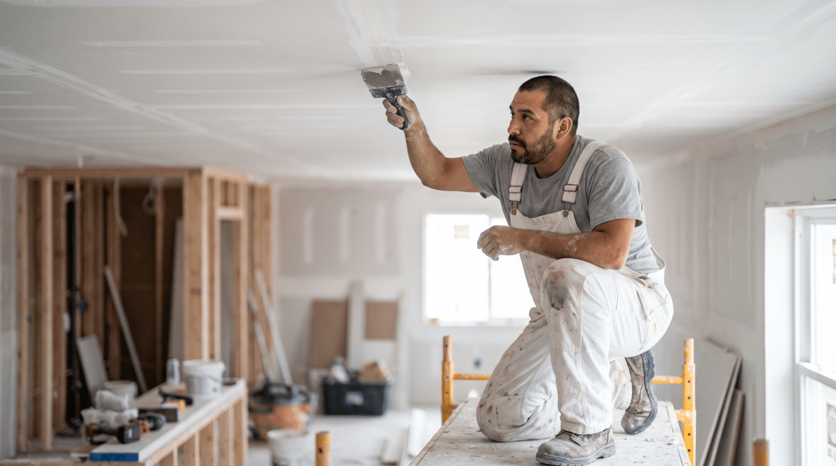 Drywall contractor owner starting a business.