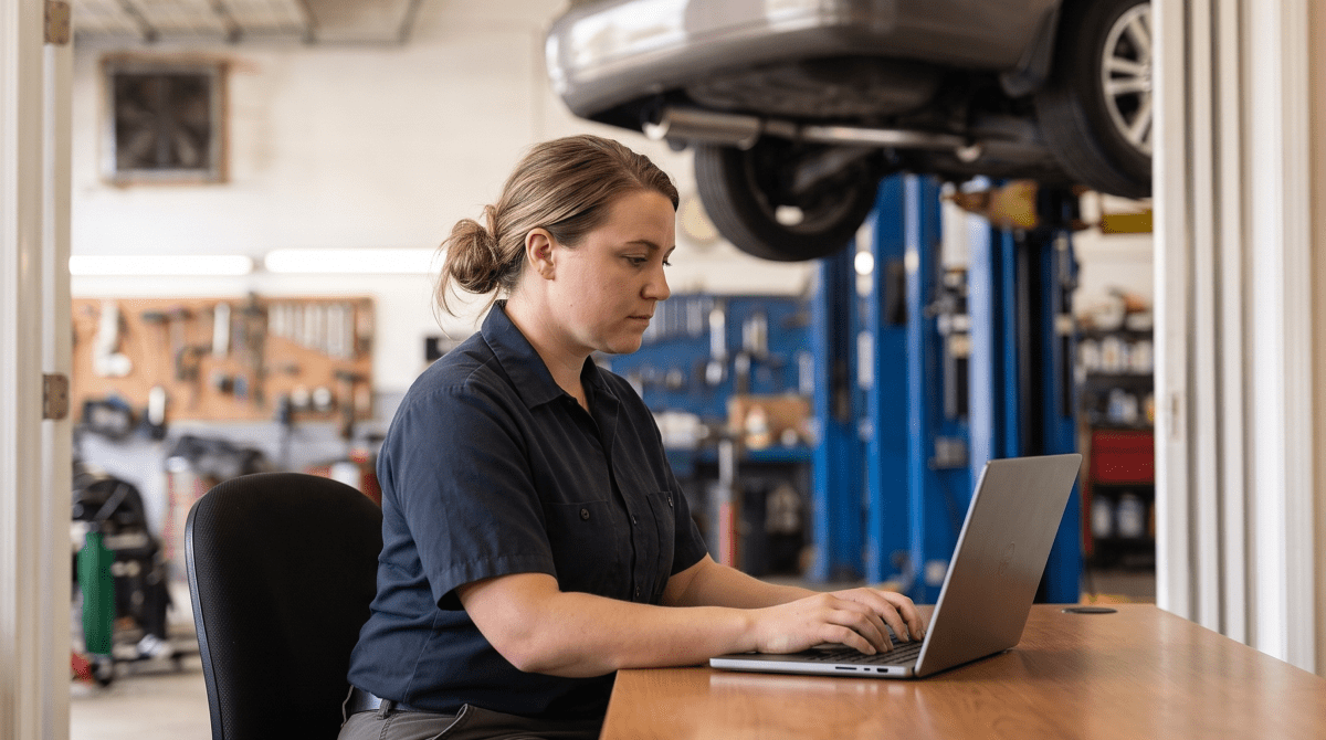 Exhaust and muffler shop owner forming their LLC