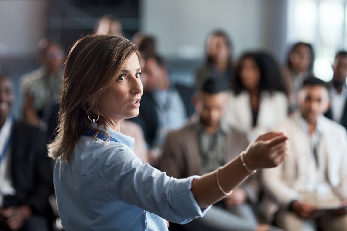 Woman Giving Presentation