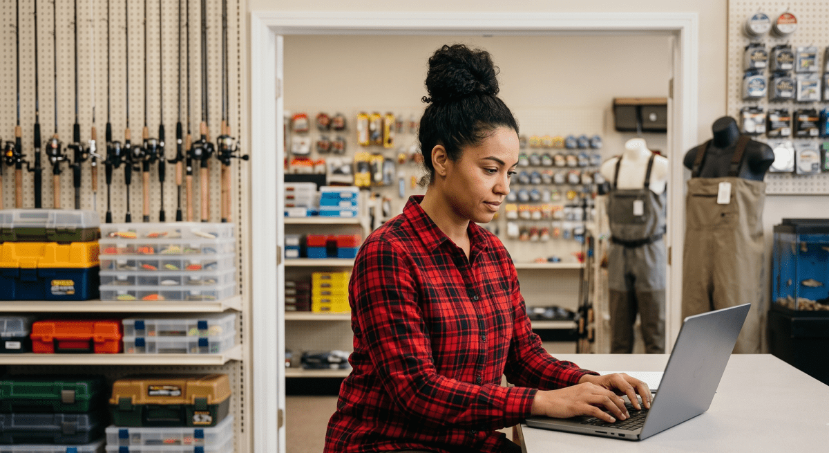 Fishing tackle shop owner forming their LLC