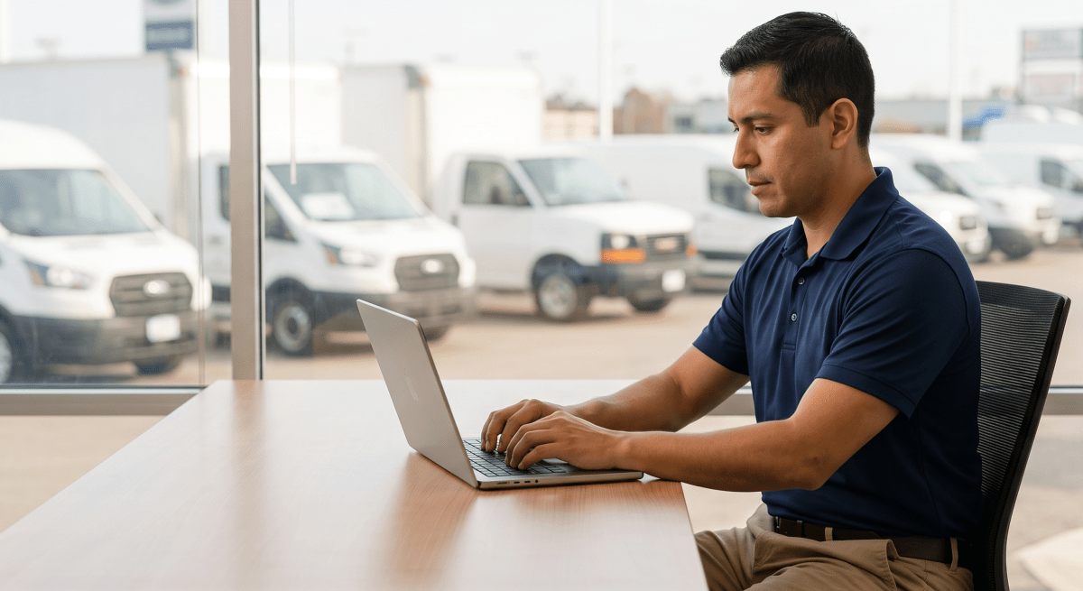 Fleet vehicle sales business owner forming their LLC