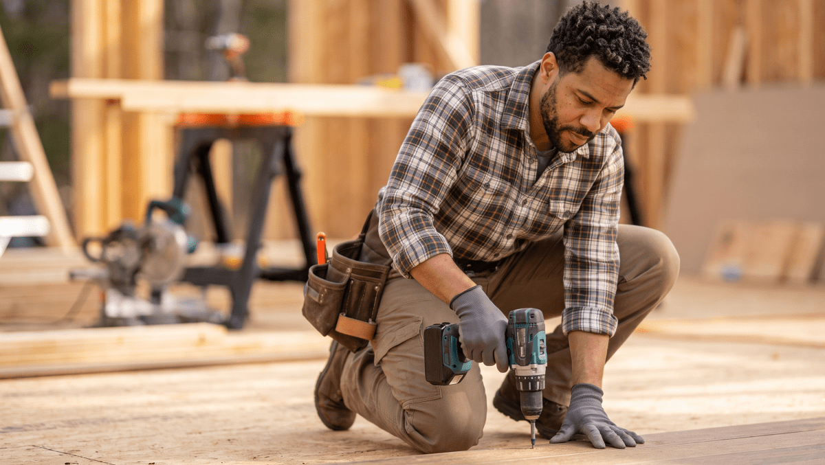 General contractor business owner managing a construction project