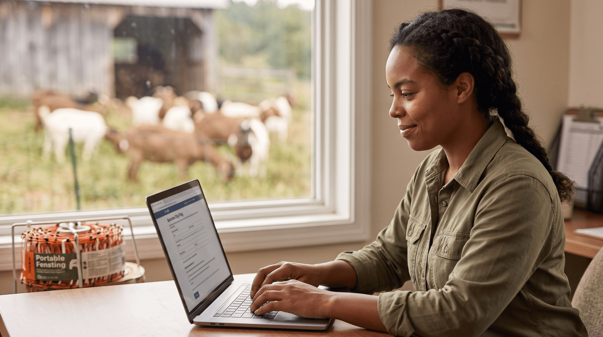 Goat landscaping business owner forming their LLC