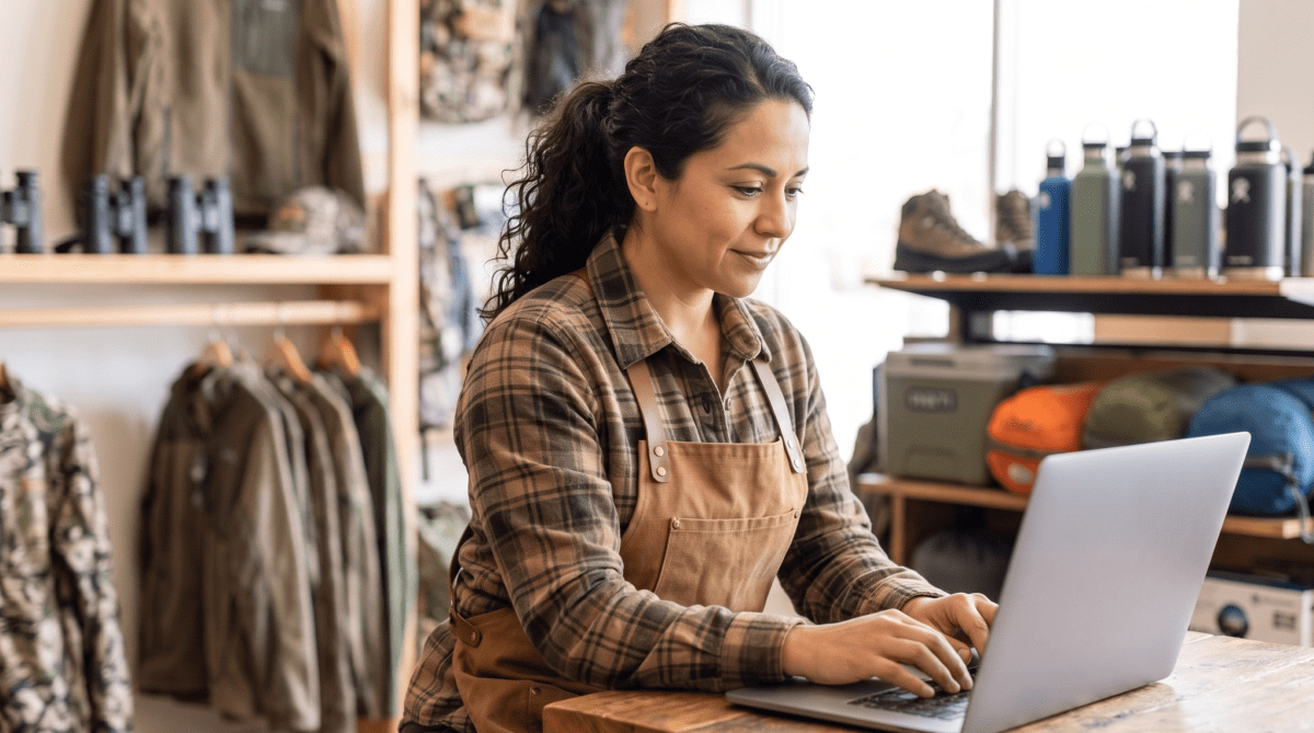 Hunting and outdoor store owner forming their LLC