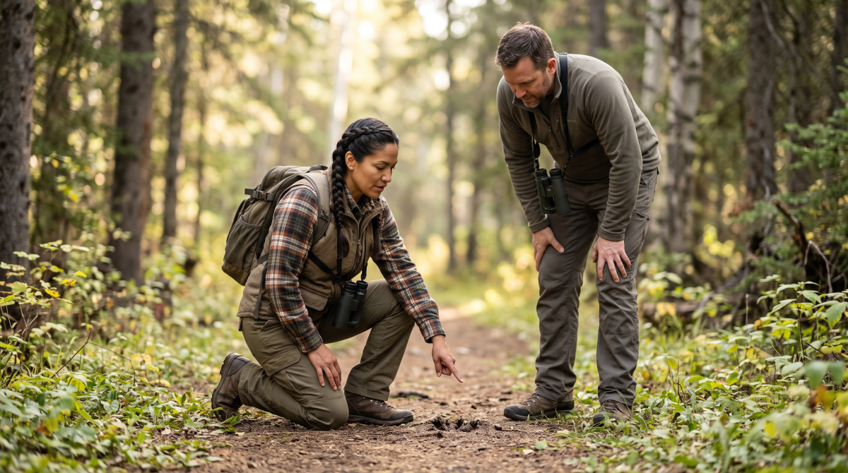 Hunting guide and outfitter owner working on their new business idea