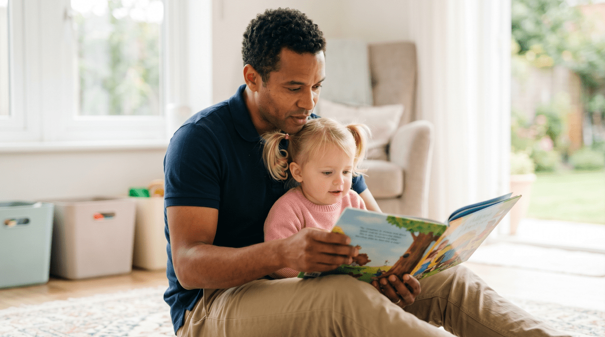 In-home babysitter caring for children at a trusted childcare and babysitting service