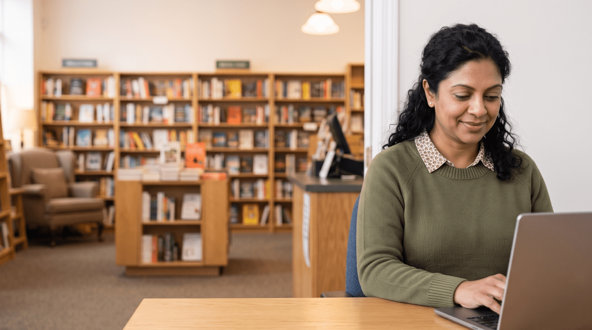 Independent bookstore owner forming their LLC