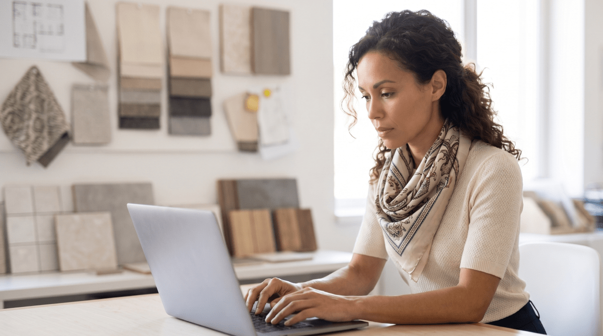 Interior design business owner creating an LLC for a residential and commercial design company