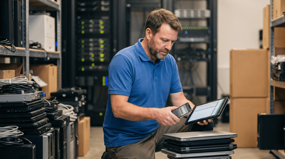 IT asset management business owner managing IT assets