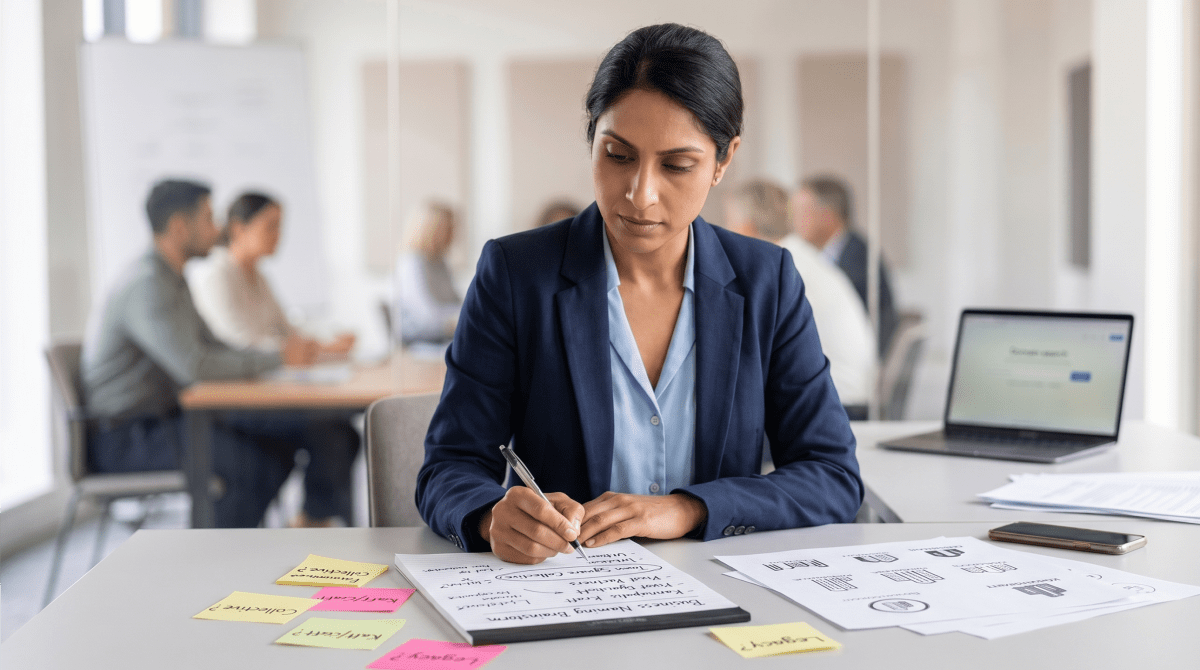 Leadership training business owner creating LLC business name ideas