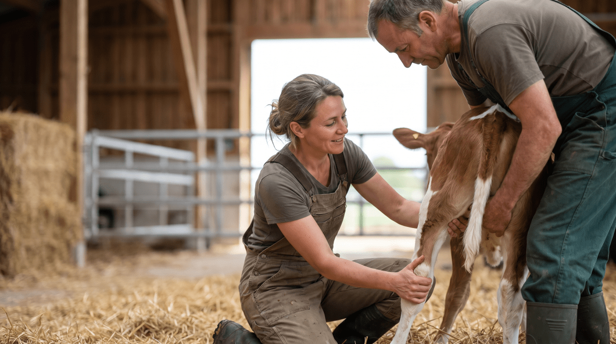 Livestock veterinary owner working on their new business idea