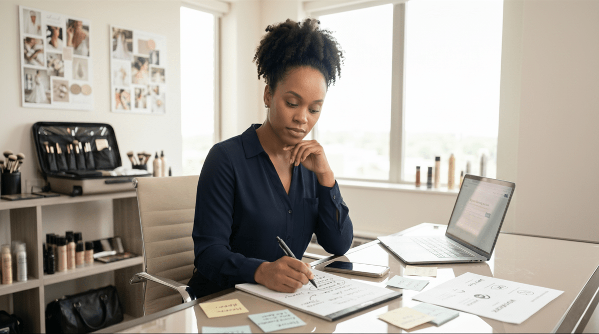 Mobile bridal stylist naming a beauty business