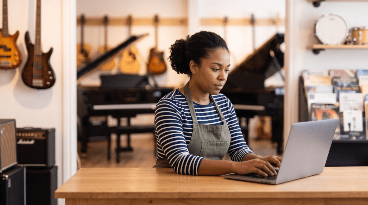 Music instrument store owner forming their LLC