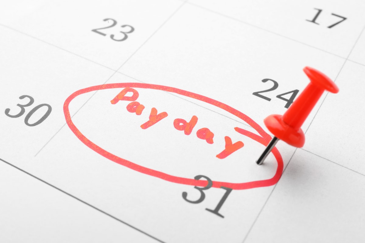 payday on calendar