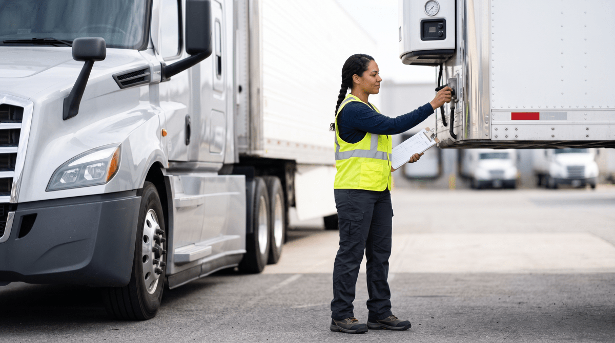 Refrigerated trucking owner working on their new business idea