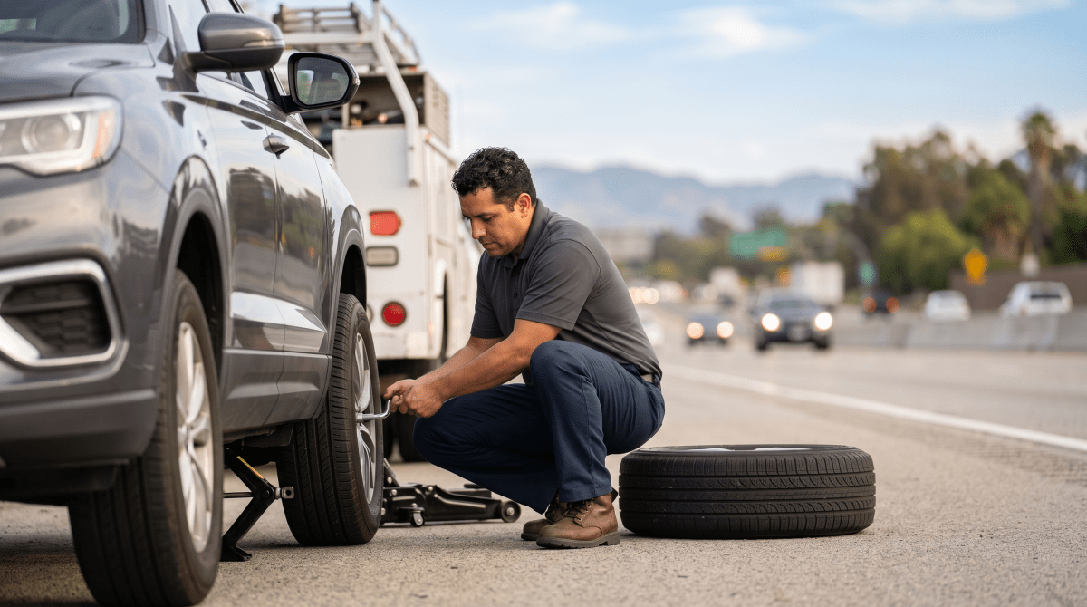 Roadside assistance owner working on their new business idea