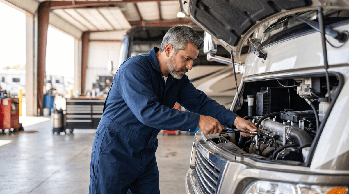 RV repair owner starting a business.