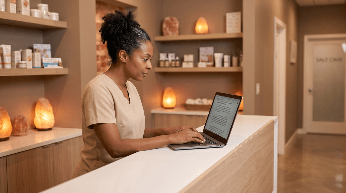 Salt cave business owner forming their LLC