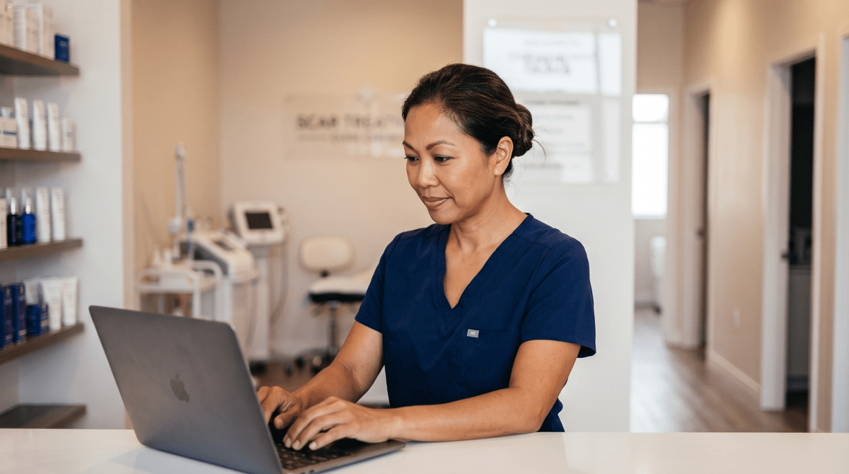 Scar treatment clinic owner forming their LLC