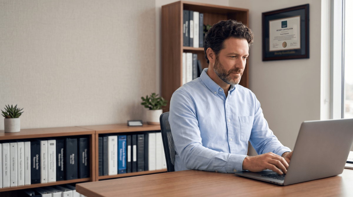 Security compliance consulting business owner forming their LLC
