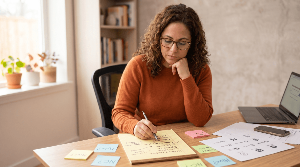 Shopify ecommerce optimization agency owner creating LLC business name ideas