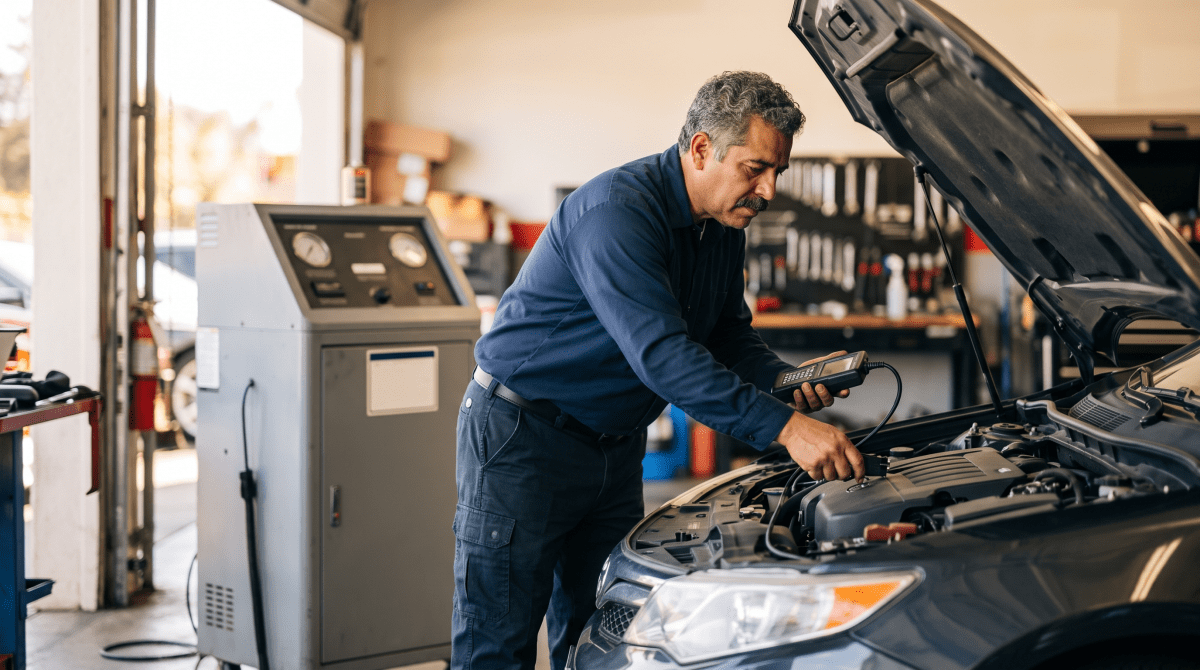 Smog check station owner starting a business.