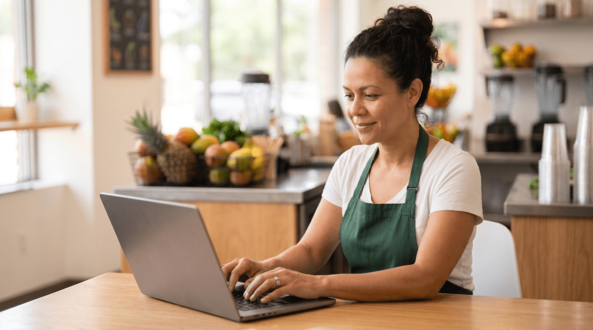 Smoothie and juice bar owner creating an LLC for a healthy beverage and juice business