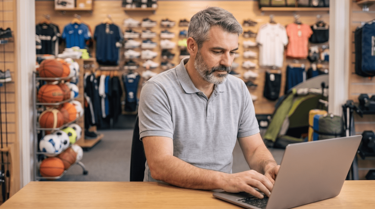 Sporting goods store owner forming their LLC