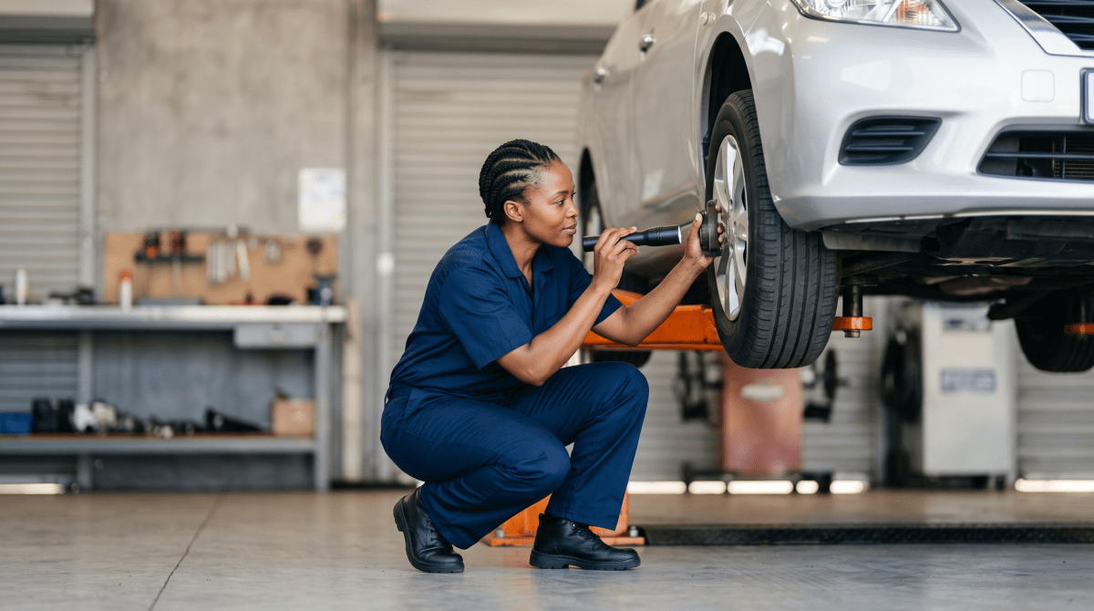 State vehicle inspection owner working on their new business idea