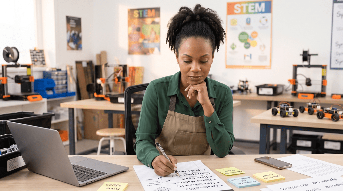 Tenant improvement owner brainstorming business name ideas