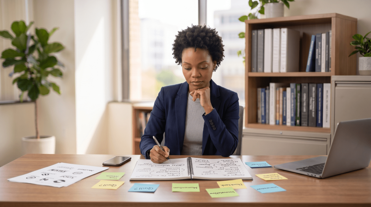 Trainer naming a mindfulness training business
