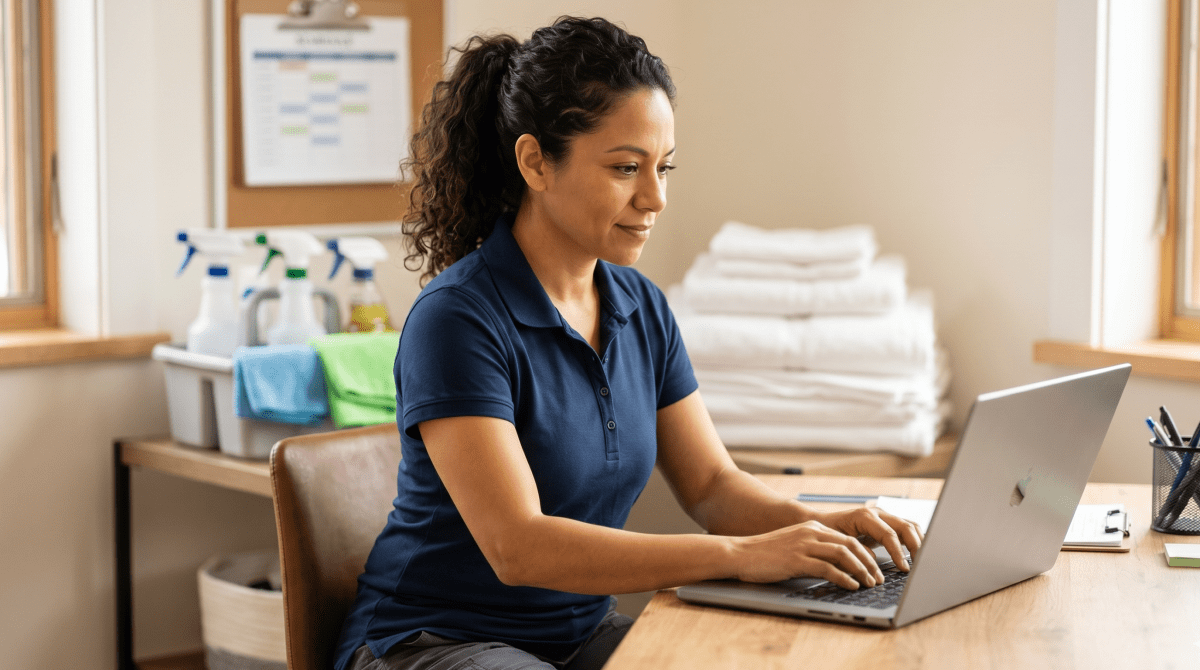 Vacation rental cleaning service owner creating an LLC for a short-term rental cleaning business