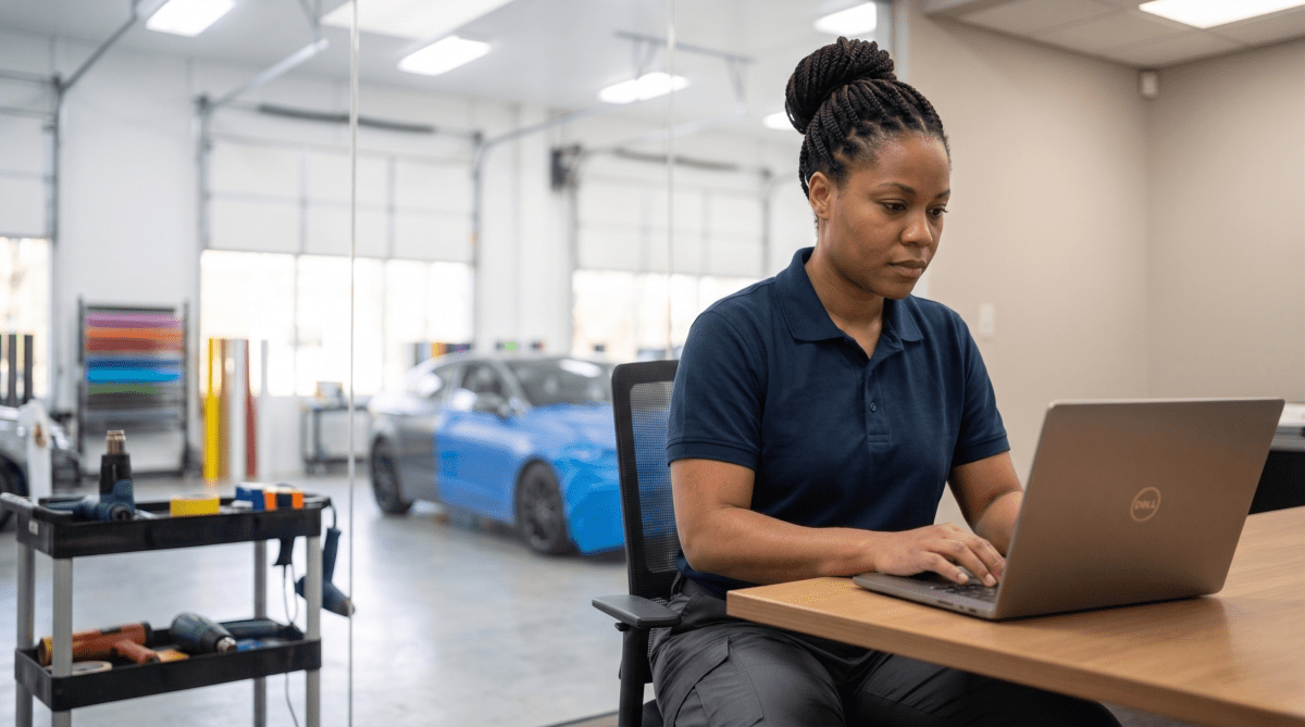 Vehicle wrap business owner creating an LLC for a vehicle graphics and branding business
