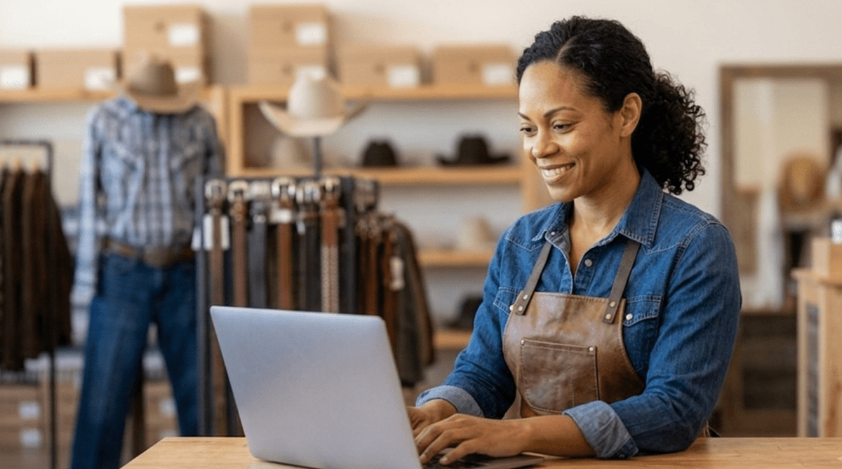 Western wear store owner forming their LLC