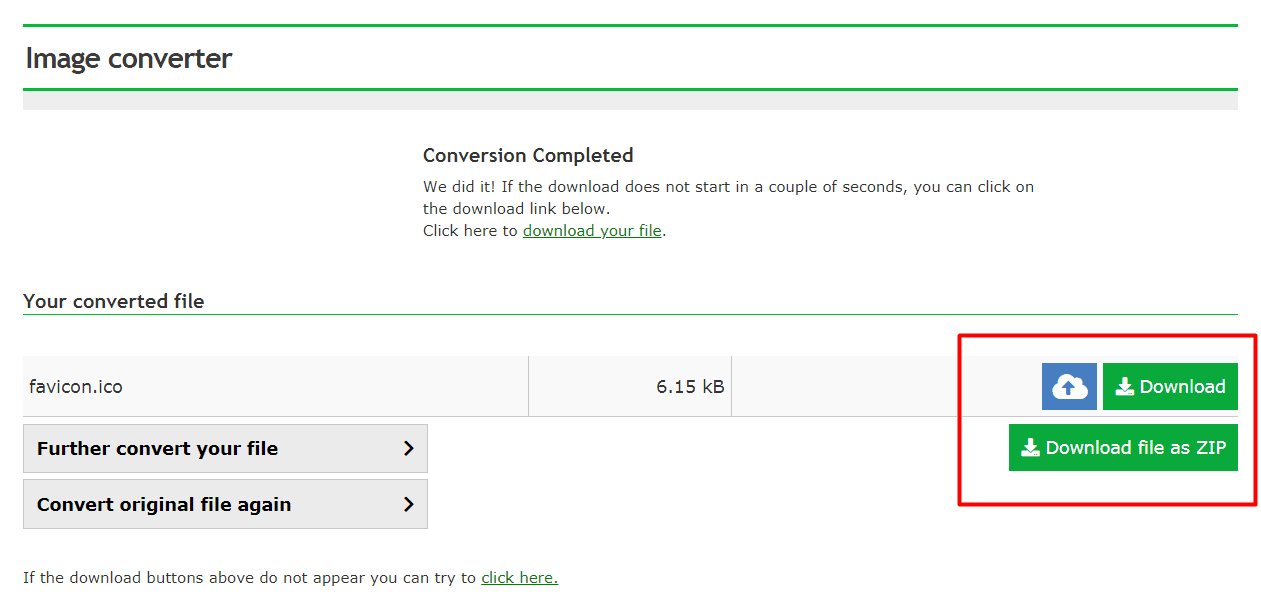 download a favicon