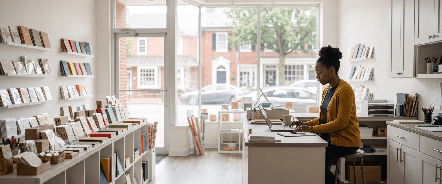 Bookstore owner searching for a Delaware business.