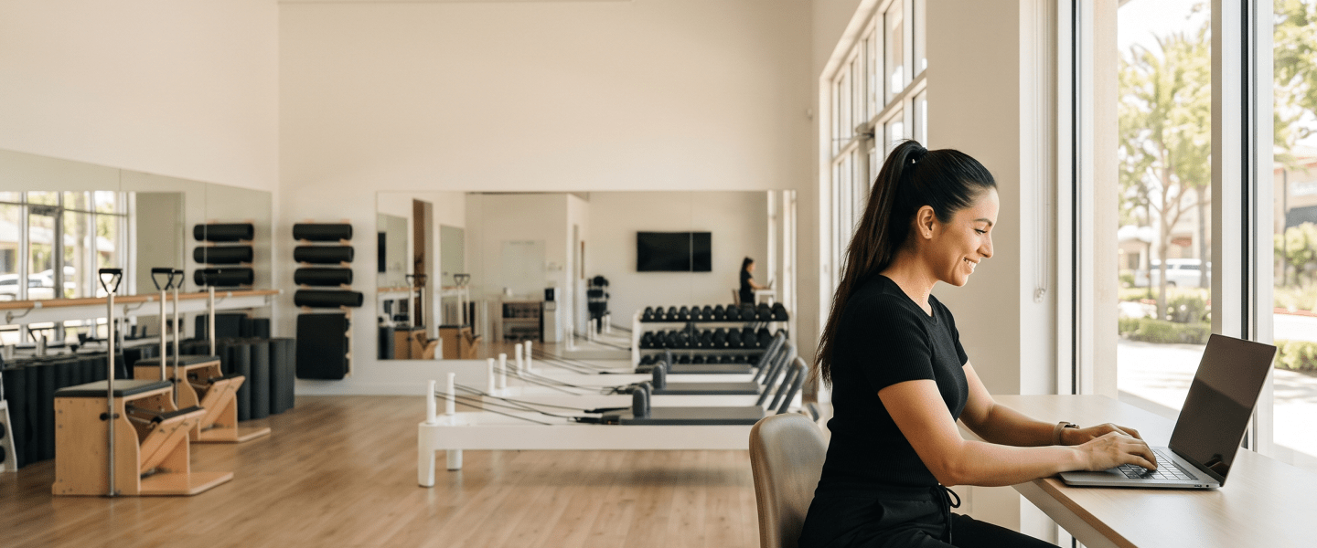 Fitness studio owner opening an LLC bank account.