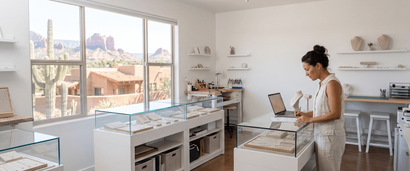 Jewelry shop owner reserving an Arizona LLC name.