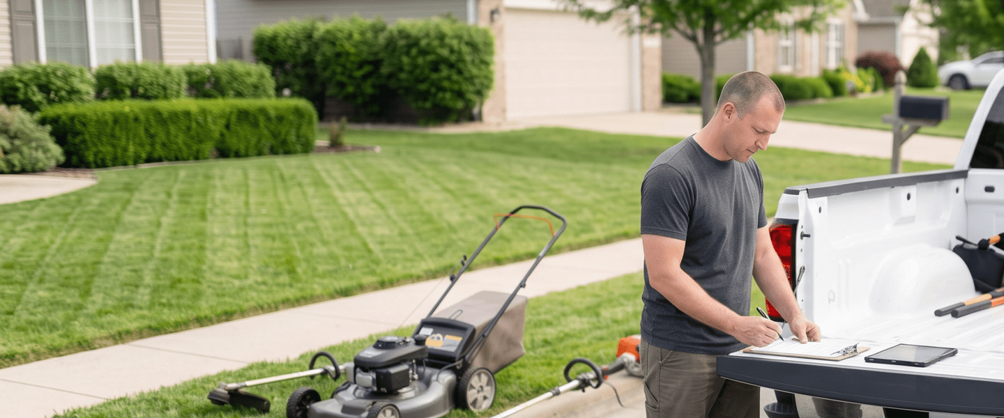 Lawn care business owner forming an LLC.
