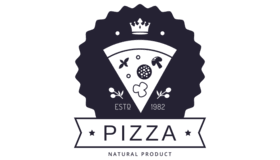 Pizza Hipster Logo