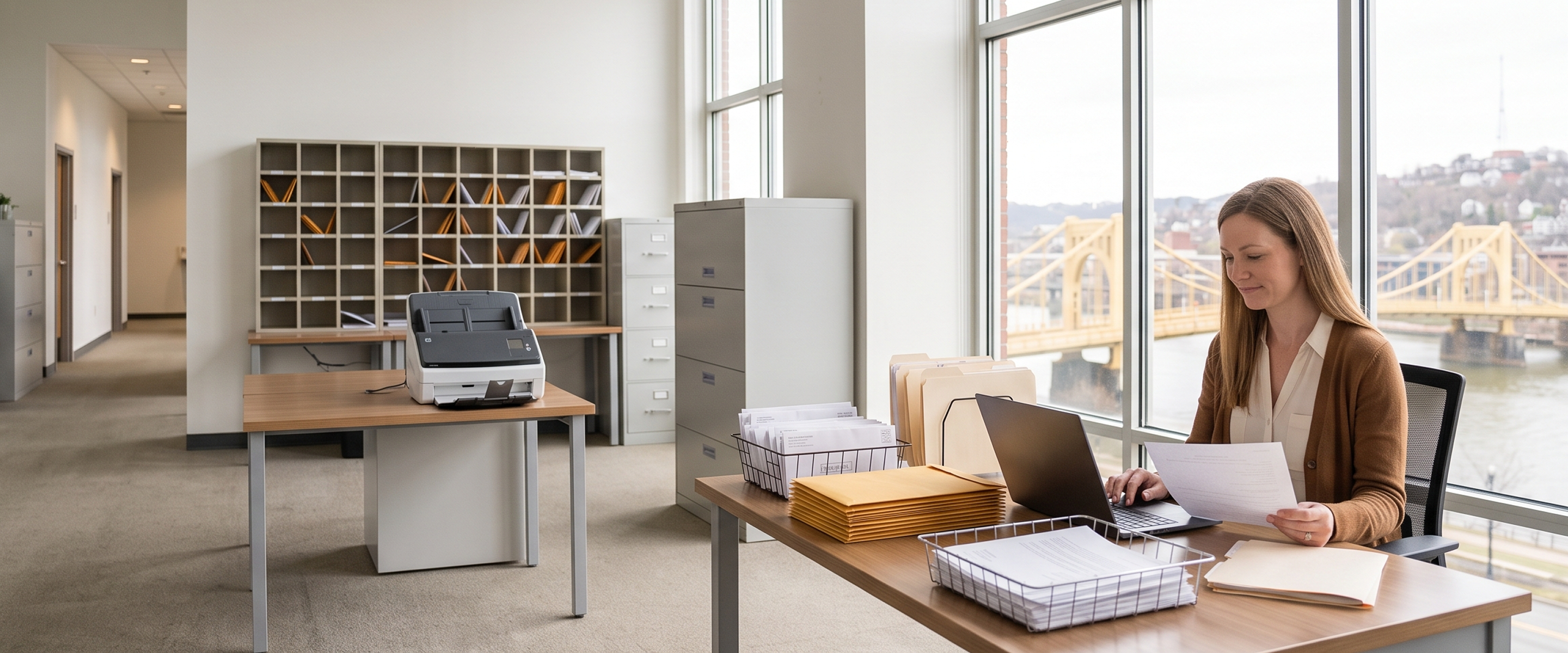 Registered agent working in a Pennsylvania office.