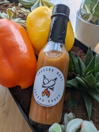 hot pepper sauce bottle