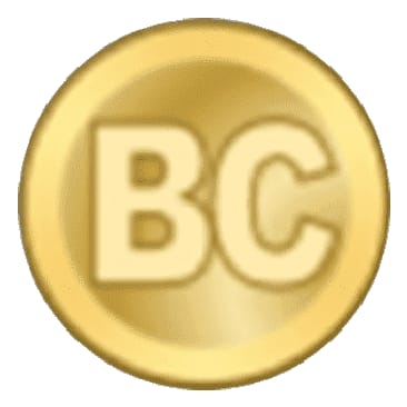 The first Bitcoin logo