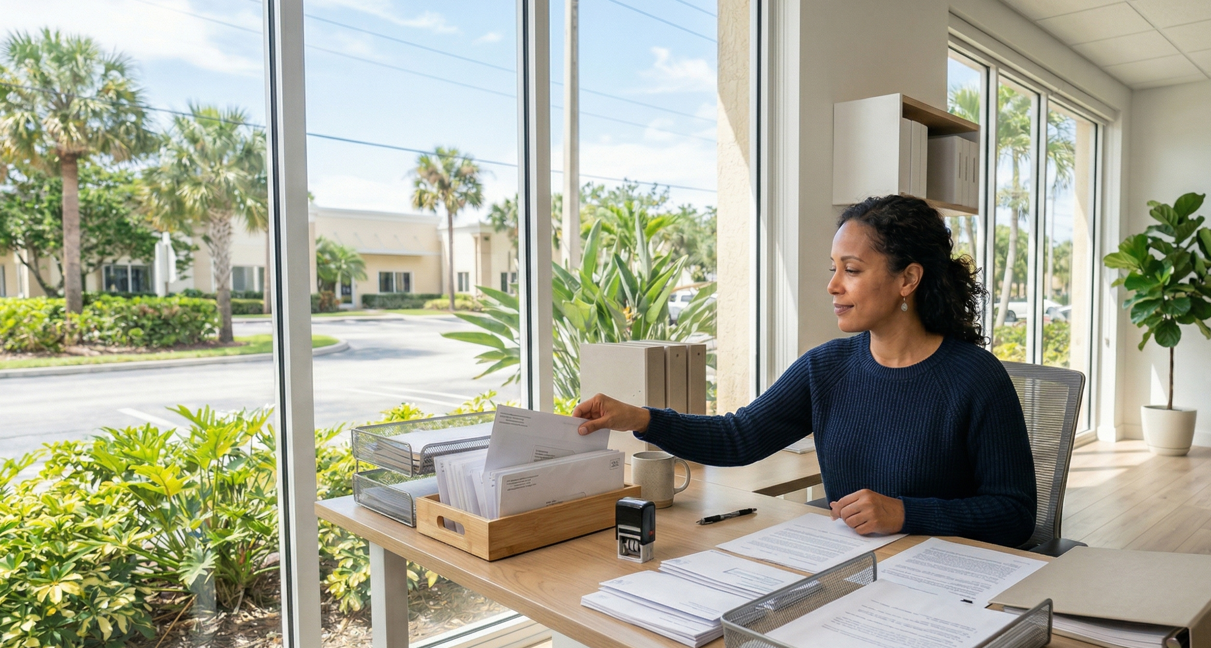 Agent submitting documents