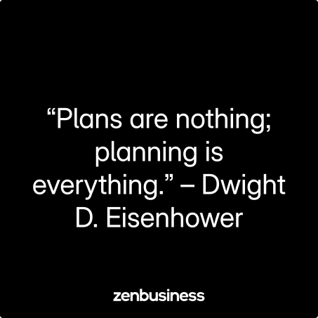 “Plans are nothing; planning is everything.” – Dwight D. Eisenhower